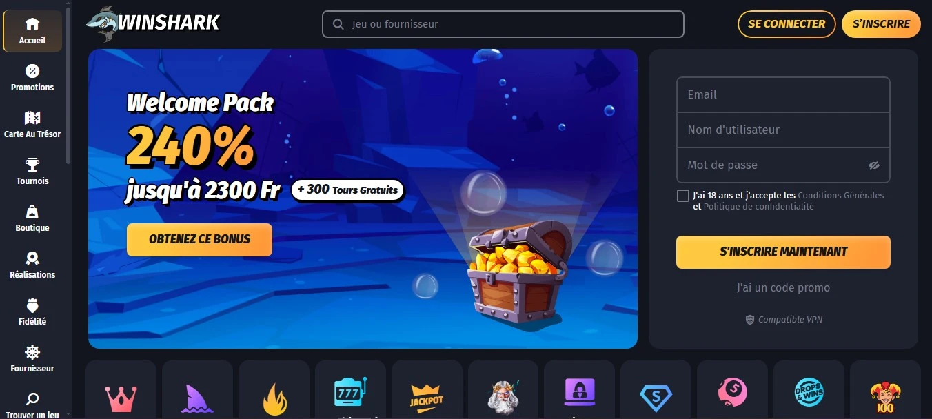 WinShark Casino