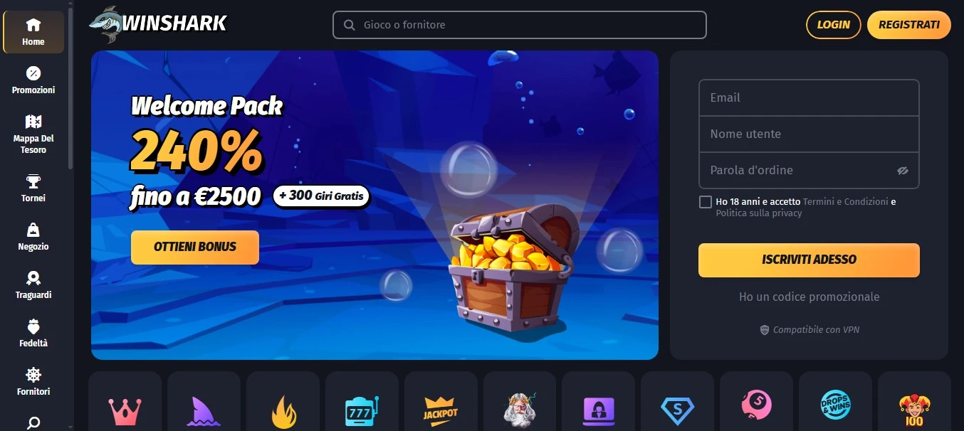 WinShark Casino